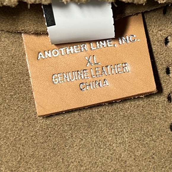 Another Line sueded leather belt XL - Picture 4 of 5